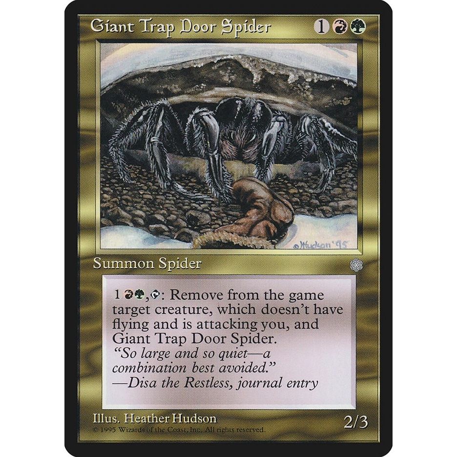 Image for Giant Trap Door Spider (ICE) - Magic: The Gathering
