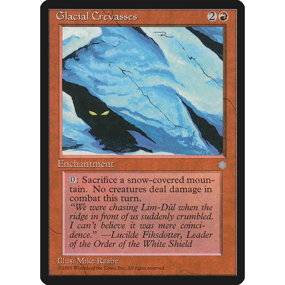Image for Glacial Crevasses (187) (ICE) - Magic: The Gathering