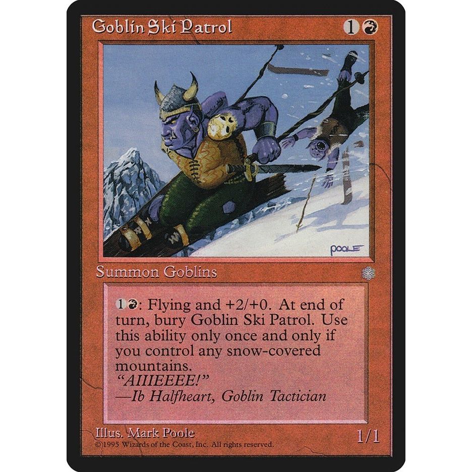 Image for Goblin Ski Patrol (ICE) - Magic: The Gathering