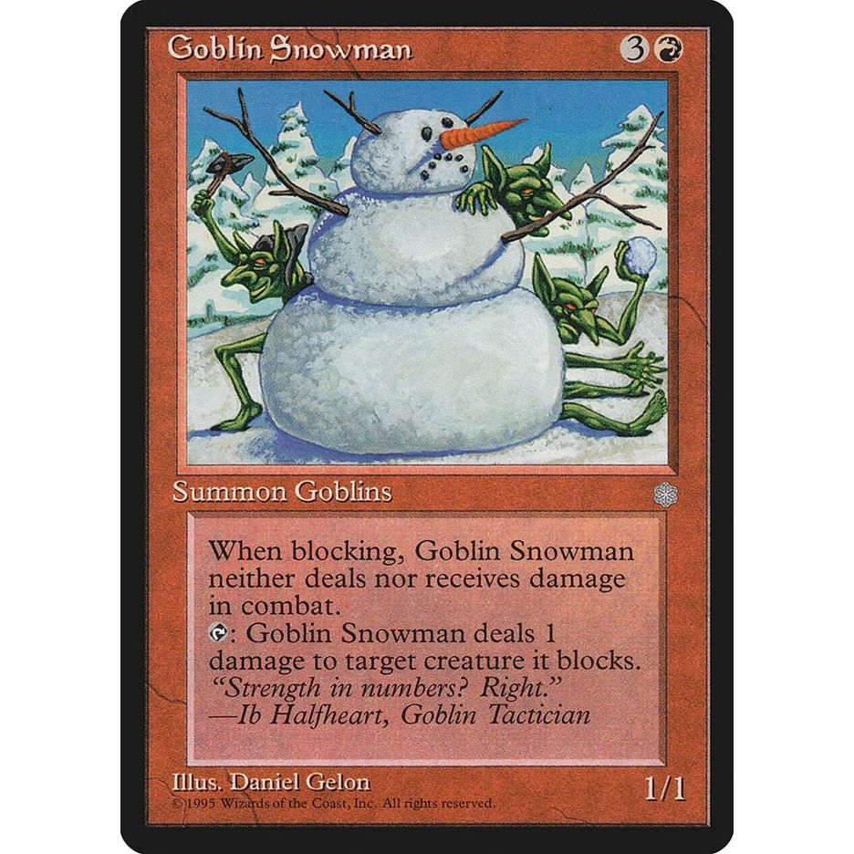 Image for Goblin Snowman (ICE) - Magic: The Gathering