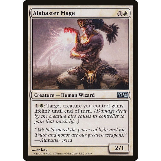 Image for Alabaster Mage (2) (M12) - Magic: The Gathering