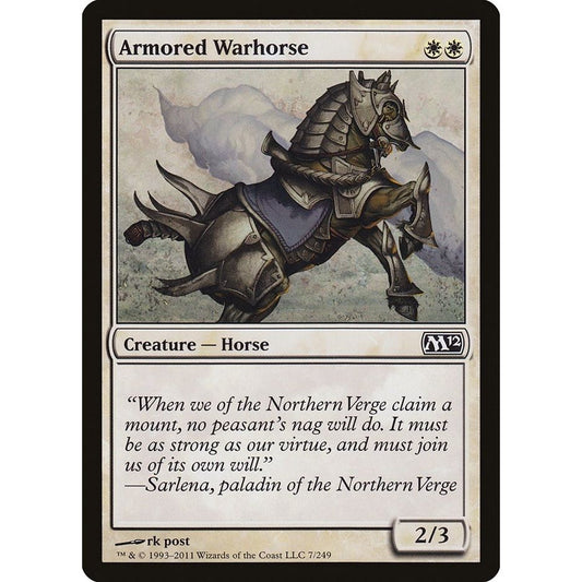 Image for Armored Warhorse (7) (M12) - Magic: The Gathering