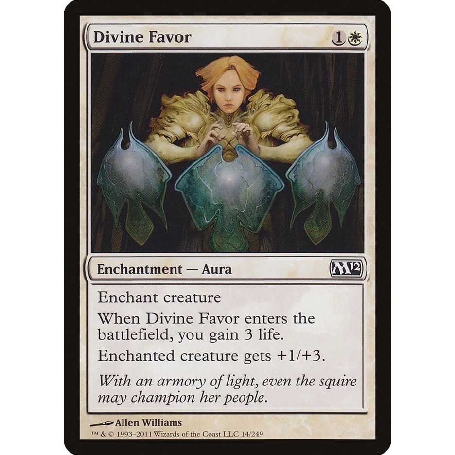 Image for Divine Favor (14) (M12) - Magic: The Gathering