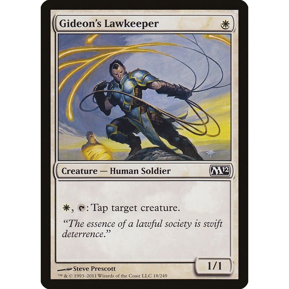 Image for Gideon's Lawkeeper (18) (M12) - Magic: The Gathering