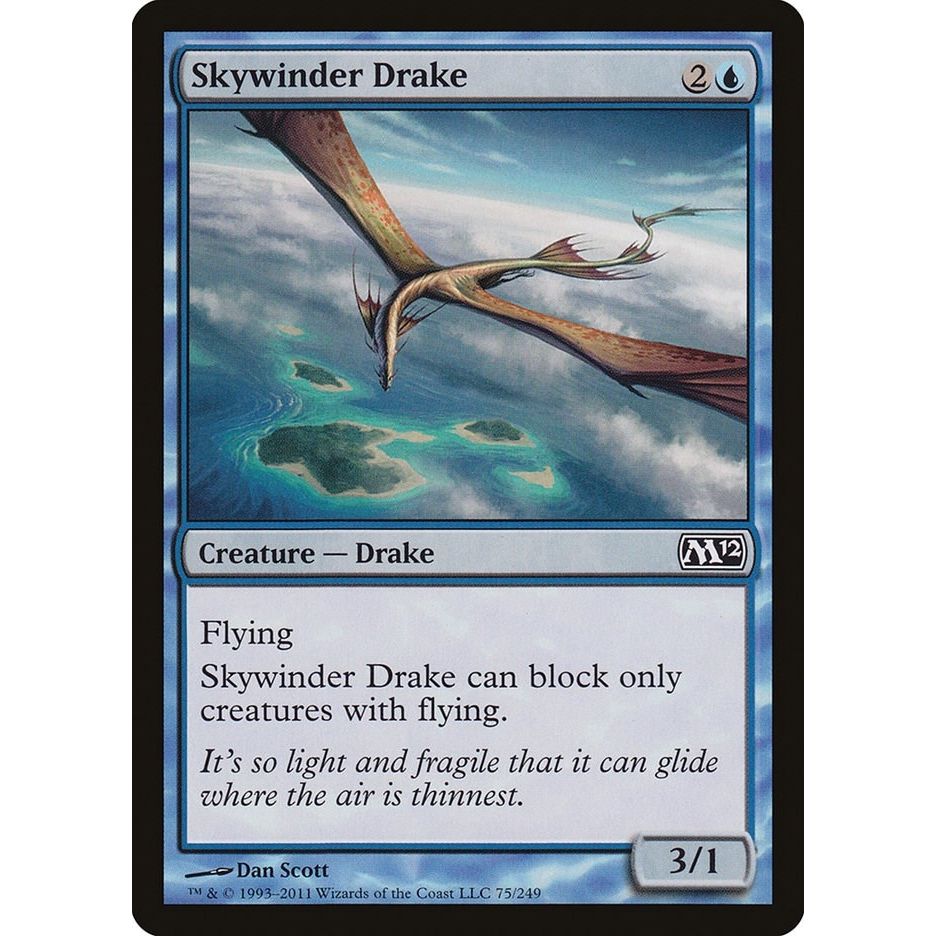 Image for Skywinder Drake (75) (M12) - Magic: The Gathering