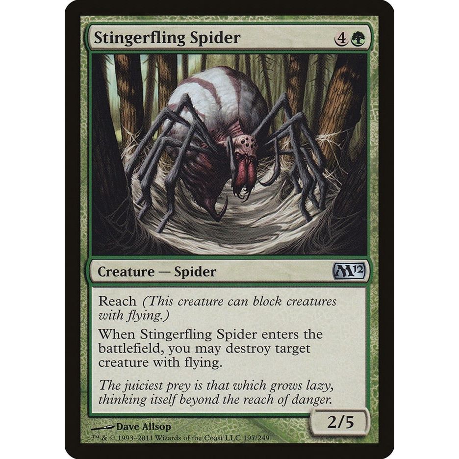 Image for Stingerfling Spider (197) (M12) - Magic: The Gathering