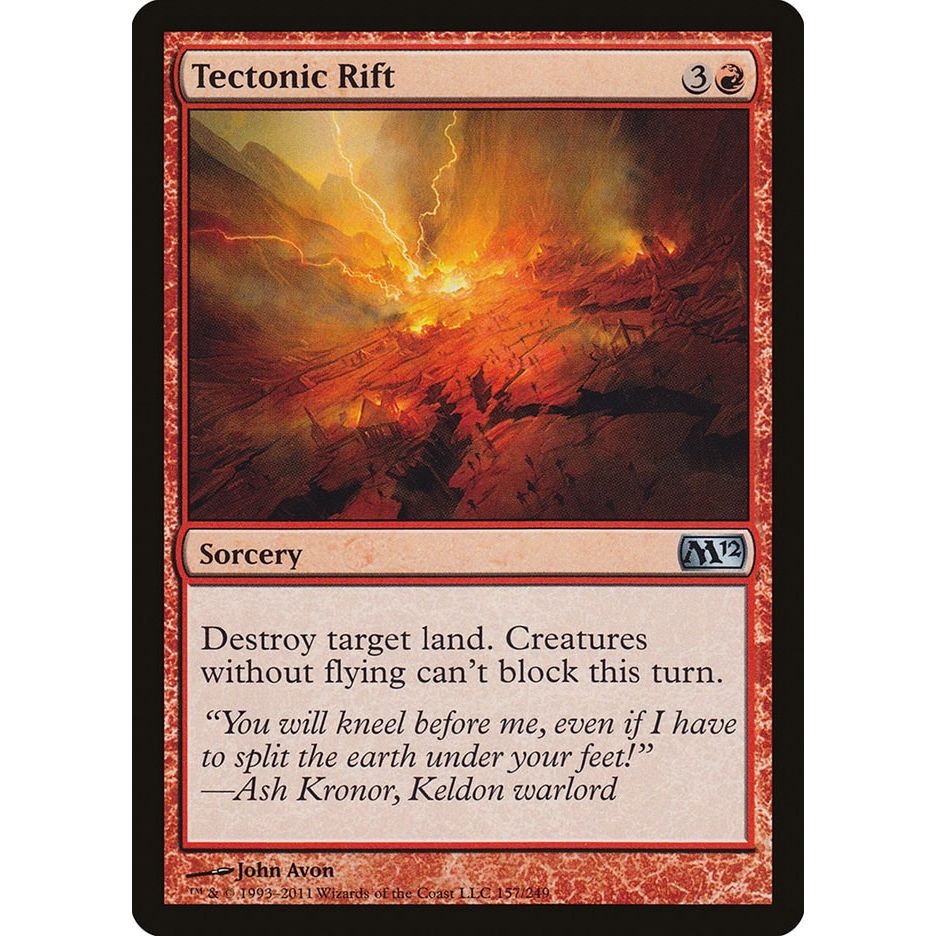 Image for Tectonic Rift (157) (M12) - Magic: The Gathering