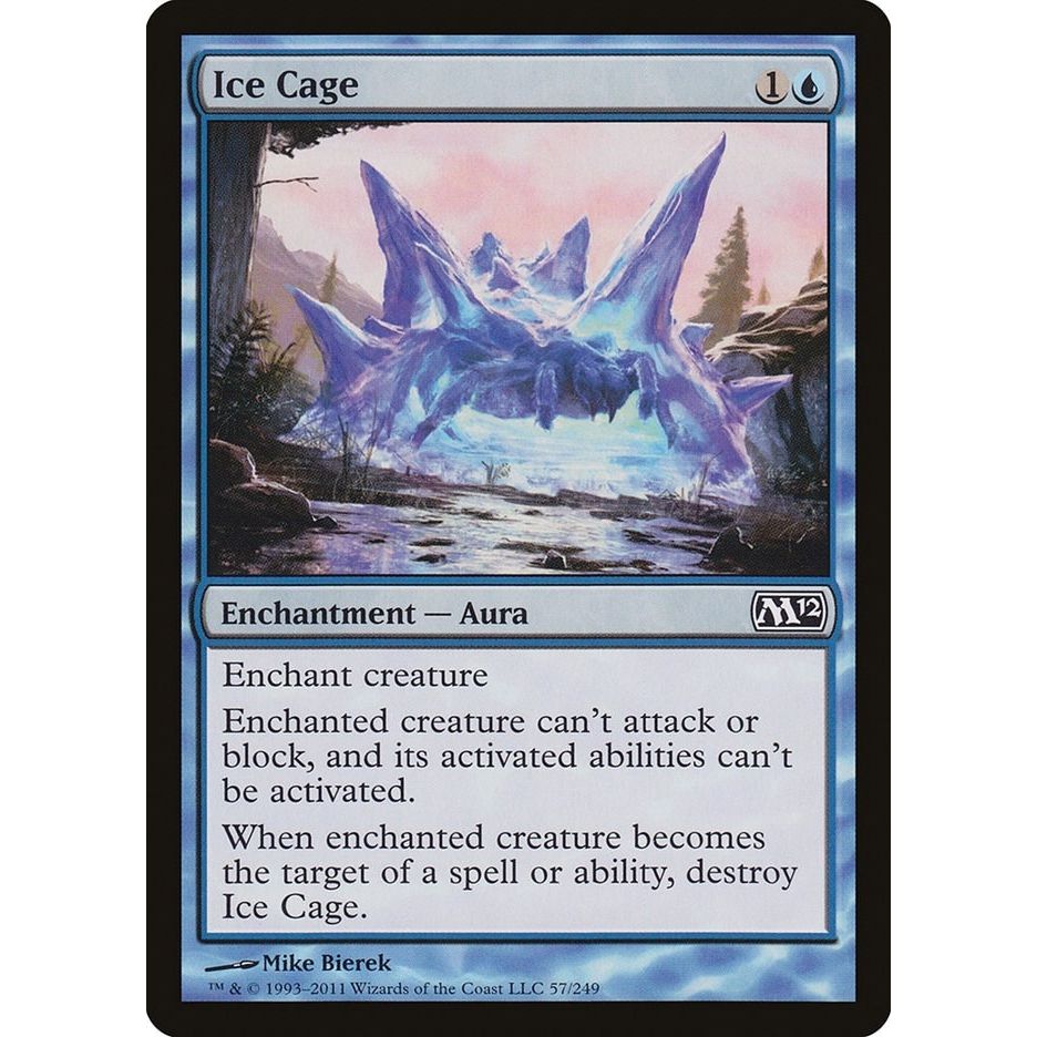 Image for Ice Cage (57) (M12) - Magic: The Gathering