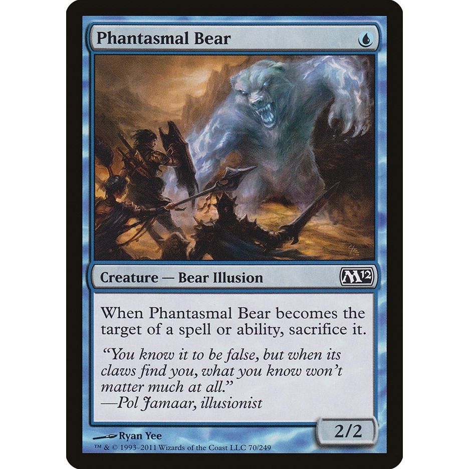 Image for Phantasmal Bear (70) (M12) - Magic: The Gathering