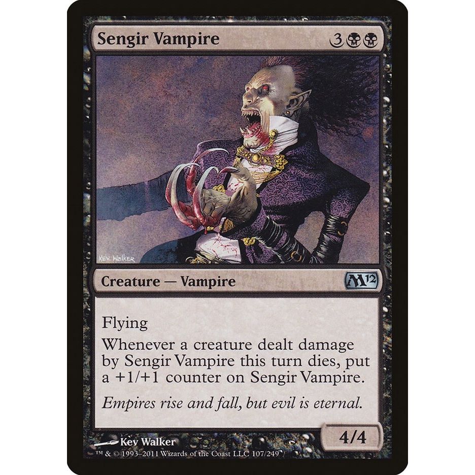Image for Sengir Vampire (107) (M12) - Magic: The Gathering