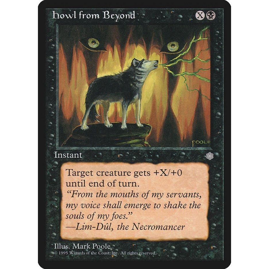 Image for Howl from Beyond (ICE) - Magic: The Gathering