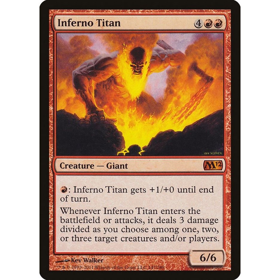 Image for Inferno Titan (147) (M12) - Magic: The Gathering