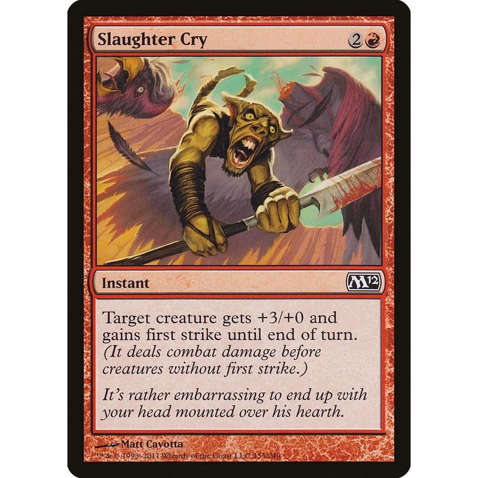 Image for Slaughter Cry (155) (M12) - Magic: The Gathering