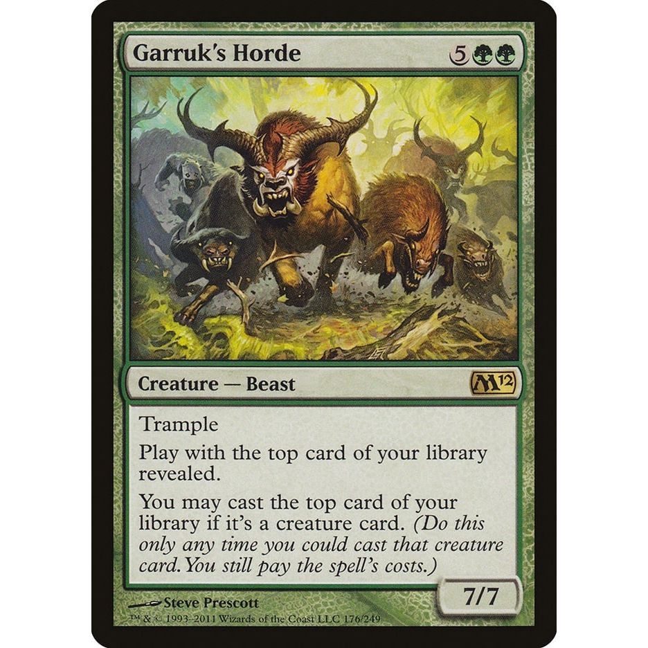 Image for Garruk's Horde (176) (M12) - Magic: The Gathering