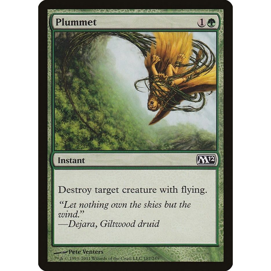 Image for Plummet (187) (M12) - Magic: The Gathering