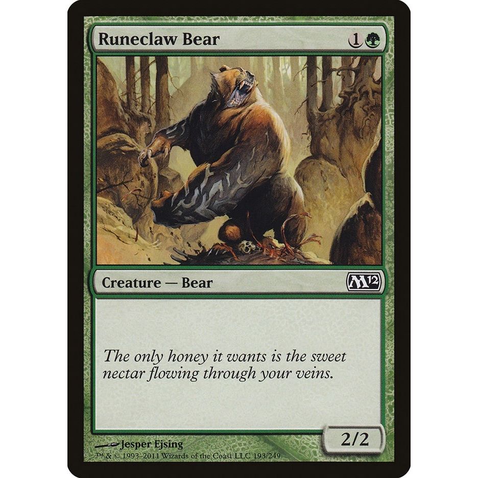 Image for Runeclaw Bear (193) (M12) - Magic: The Gathering