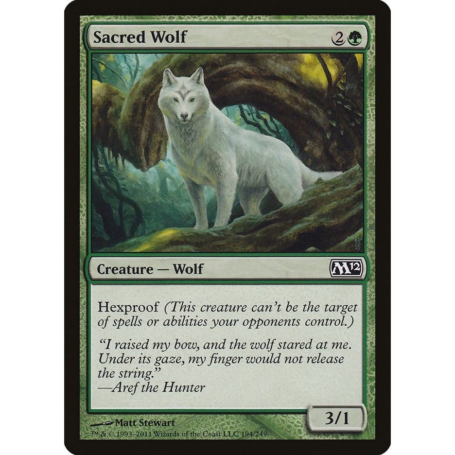 Image for Sacred Wolf (194) (M12) - Magic: The Gathering