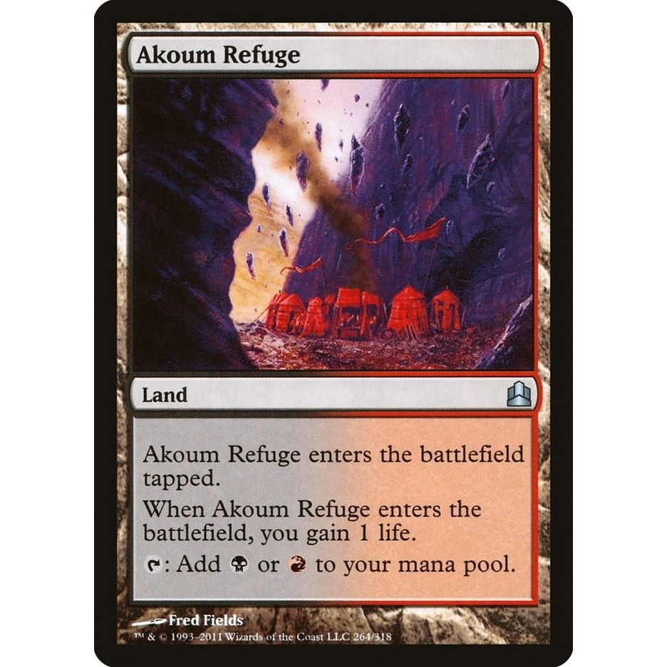 Image for Akoum Refuge (264) (CMD) - Magic: The Gathering