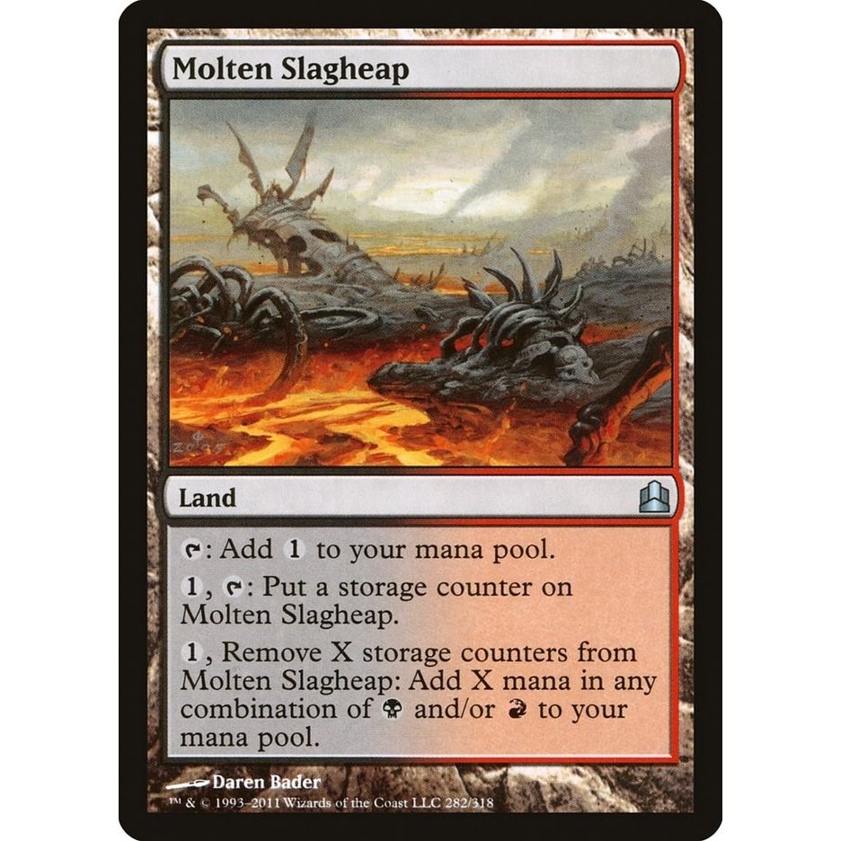 Image for Molten Slagheap (282) (CMD) - Magic: The Gathering