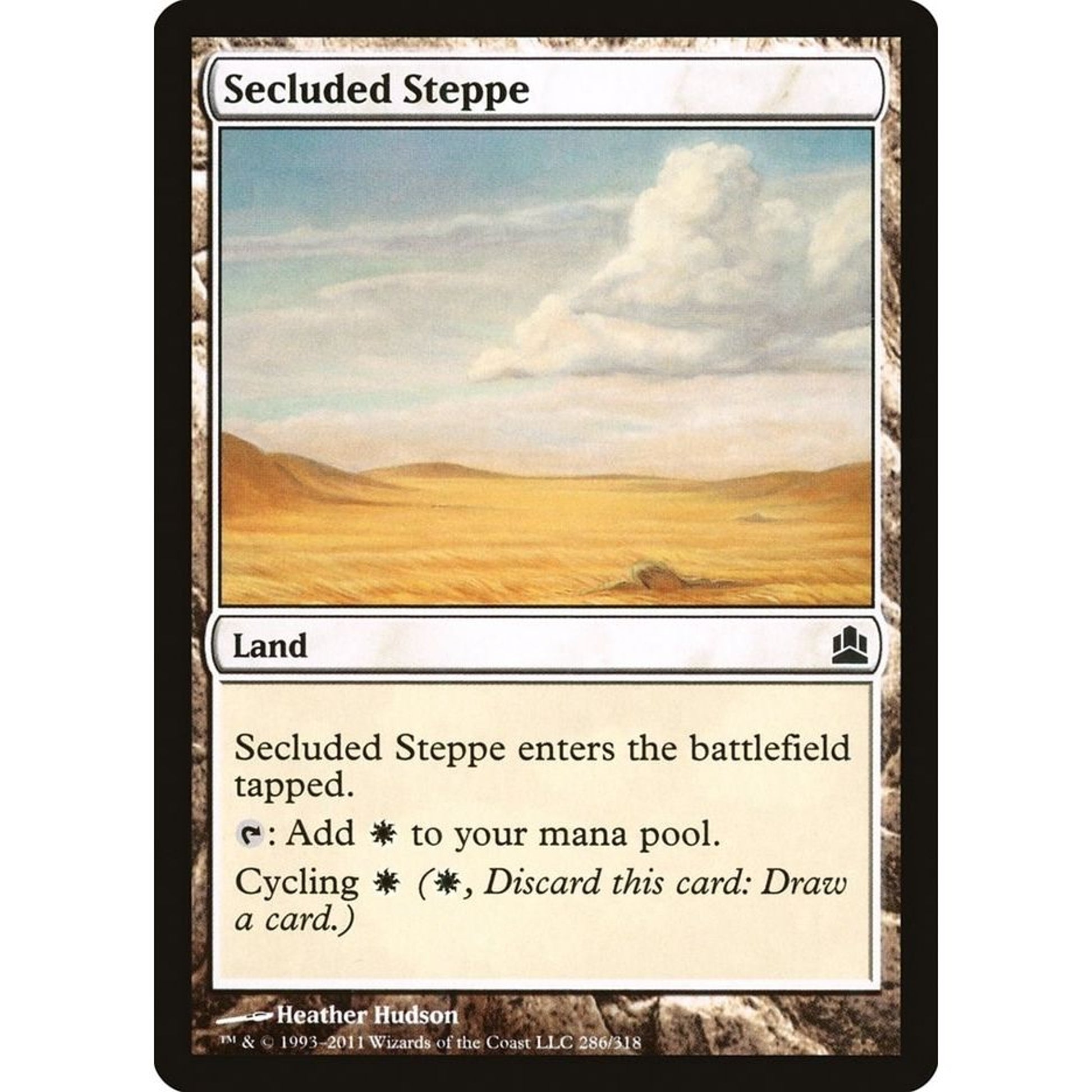 Image for Secluded Steppe (286) (CMD) - Magic: The Gathering