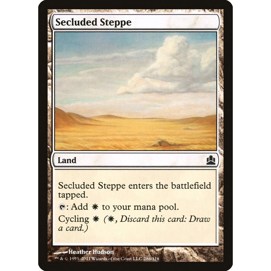 Image for Secluded Steppe (286) (CMD) - Magic: The Gathering