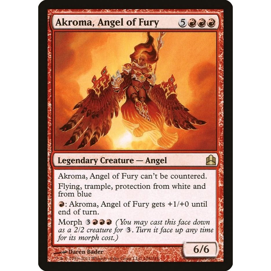 Image for Akroma, Angel of Fury (108) (CMD) - Magic: The Gathering