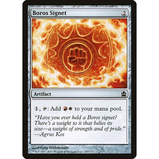 Image for Boros Signet (243) (CMD) - Magic: The Gathering