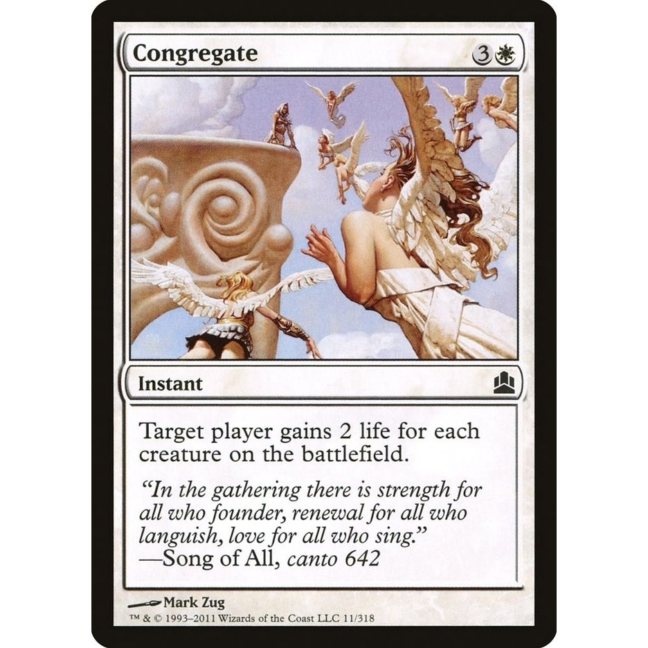 Image for Congregate (11) (CMD) - Magic: The Gathering