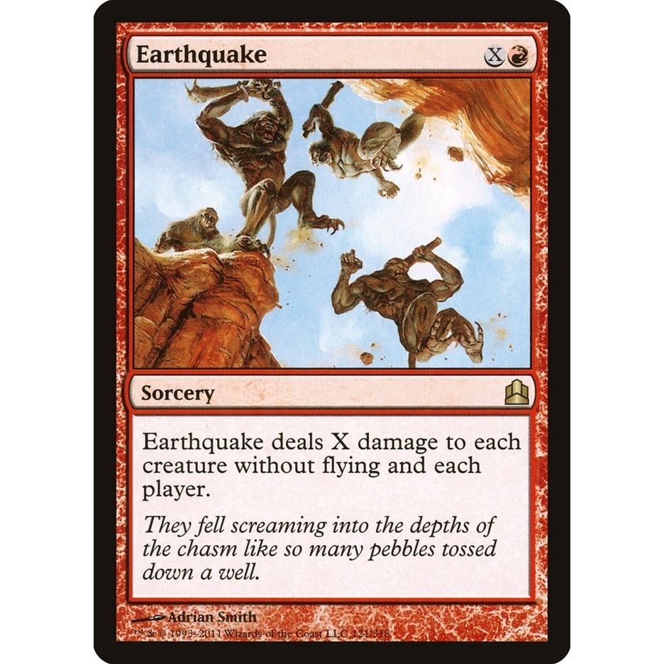Image for Earthquake (121) (CMD) - Magic: The Gathering