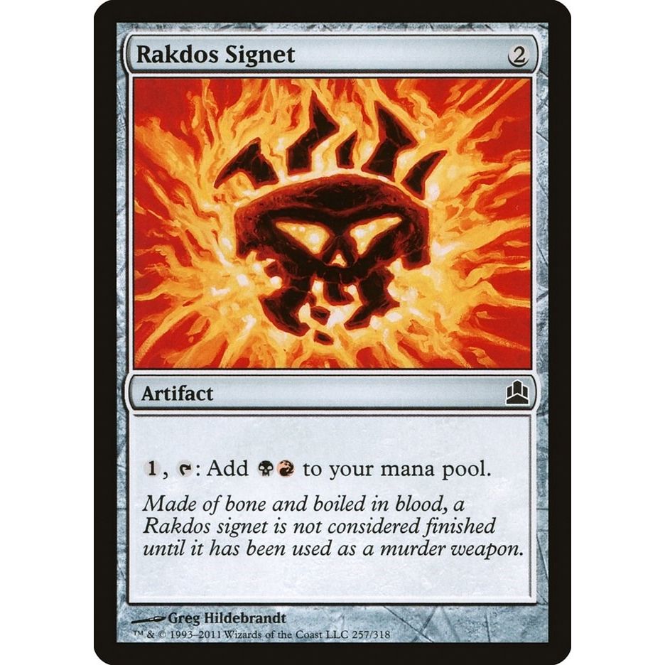 Image for Rakdos Signet (257) (CMD) - Magic: The Gathering
