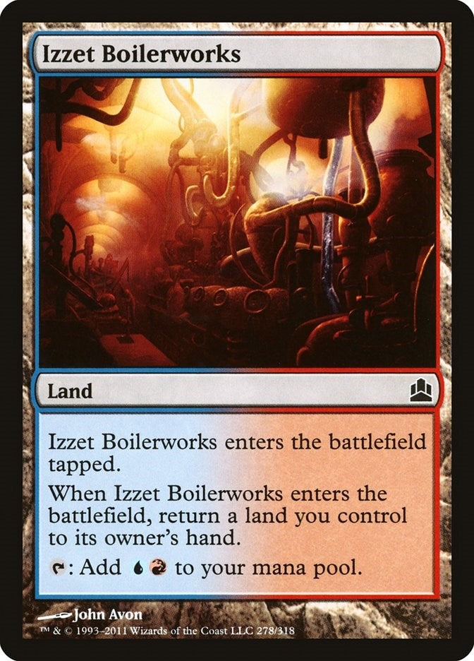 Image for Izzet Boilerworks (278) (CMD) - Magic: The Gathering