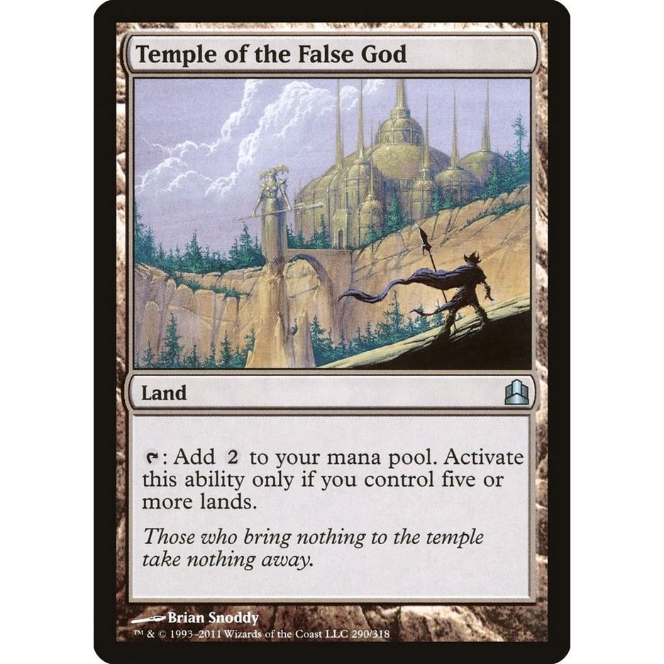 Image for Temple of the False God (290) (CMD) - Magic: The Gathering