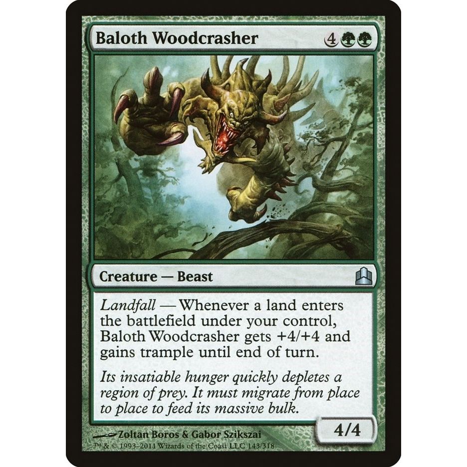 Image for Baloth Woodcrasher (143) (CMD) - Magic: The Gathering