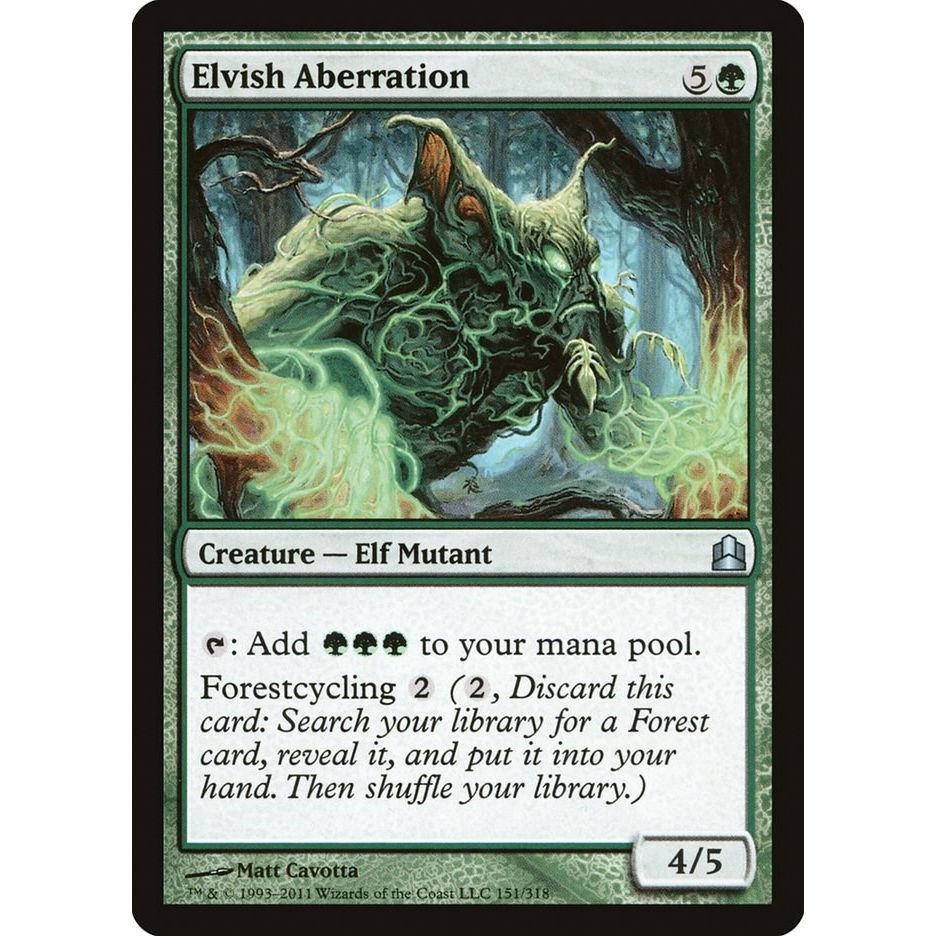 Image for Elvish Aberration (151) (CMD) - Magic: The Gathering