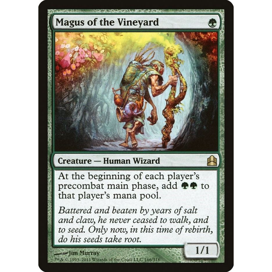 Image for Magus of the Vineyard (166) (CMD) - Magic: The Gathering