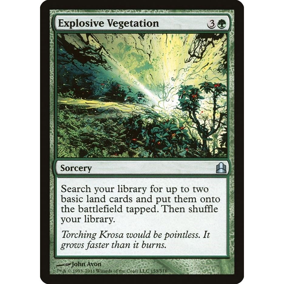 Image for Explosive Vegetation (153) (CMD) - Magic: The Gathering