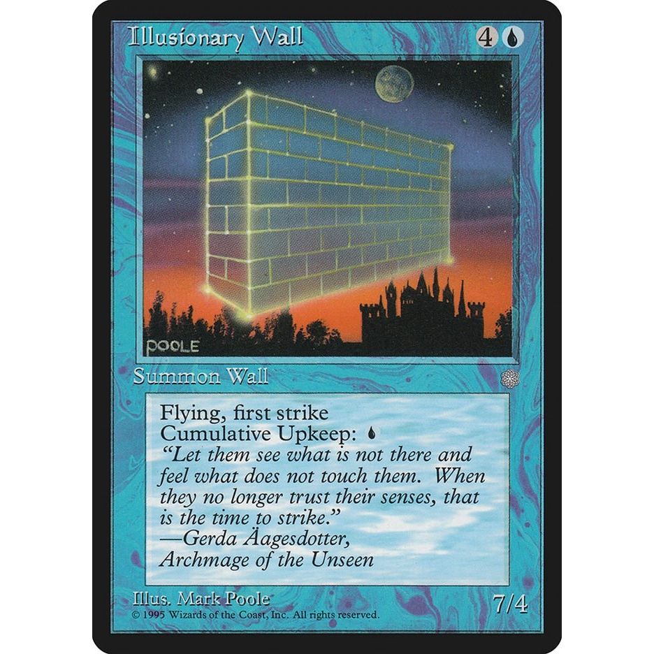 Image for Illusionary Wall (ICE) - Magic: The Gathering
