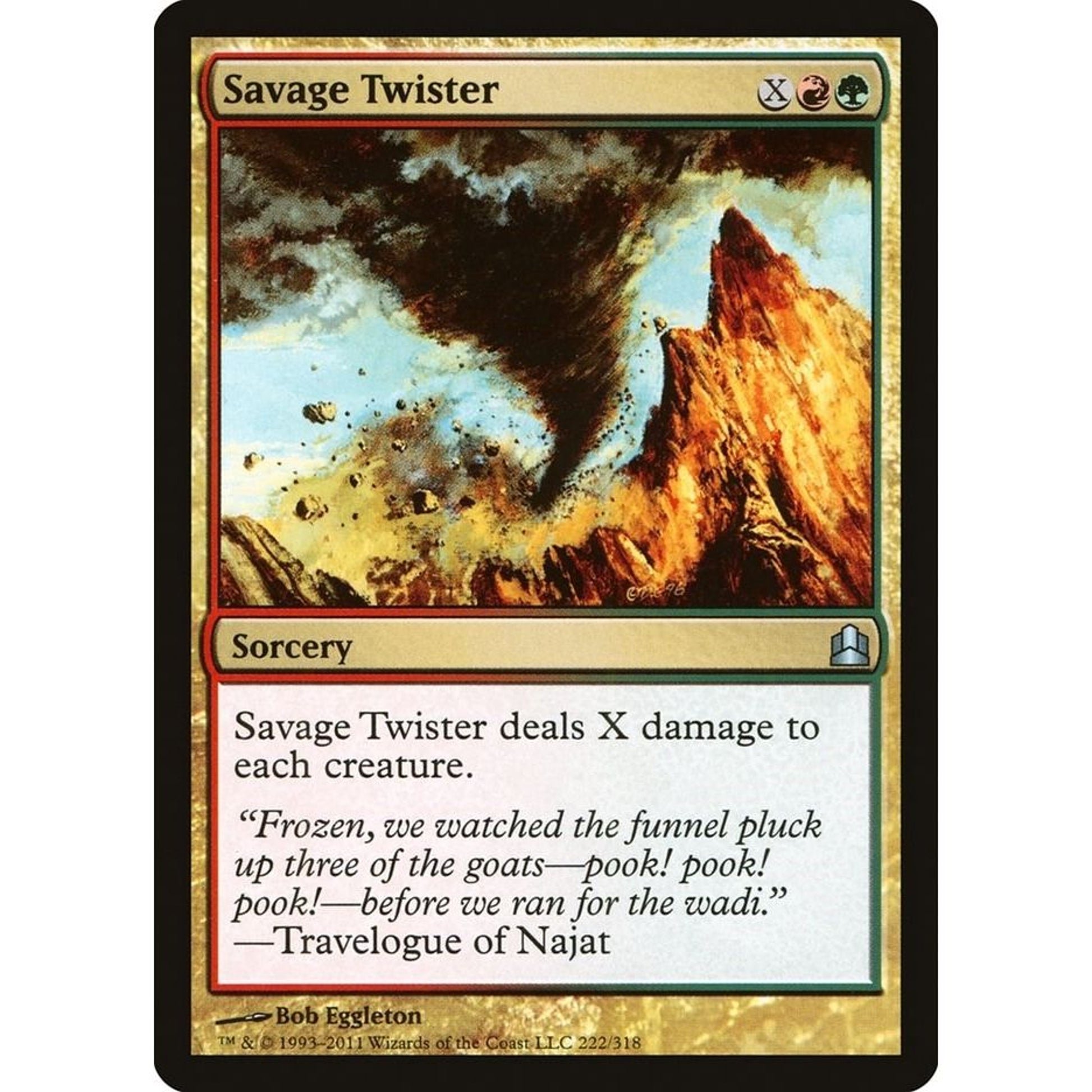 Image for Savage Twister (222) (CMD) - Magic: The Gathering