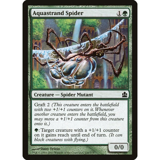 Image for Aquastrand Spider (141) (CMD) - Magic: The Gathering