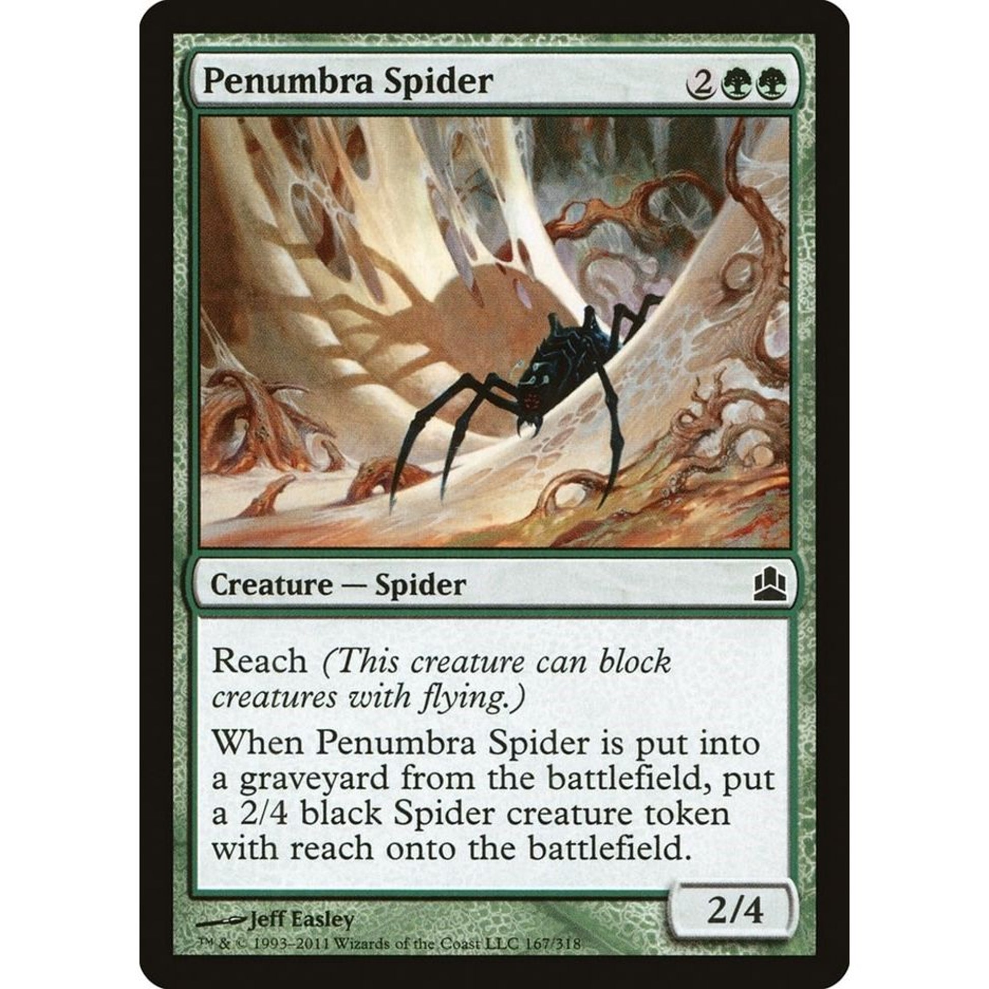 Image for Penumbra Spider (167) (CMD) - Magic: The Gathering