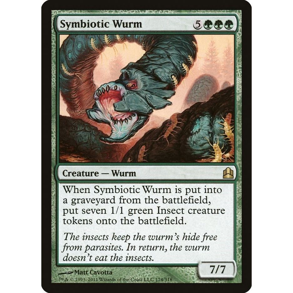 Image for Symbiotic Wurm (174) (CMD) - Magic: The Gathering