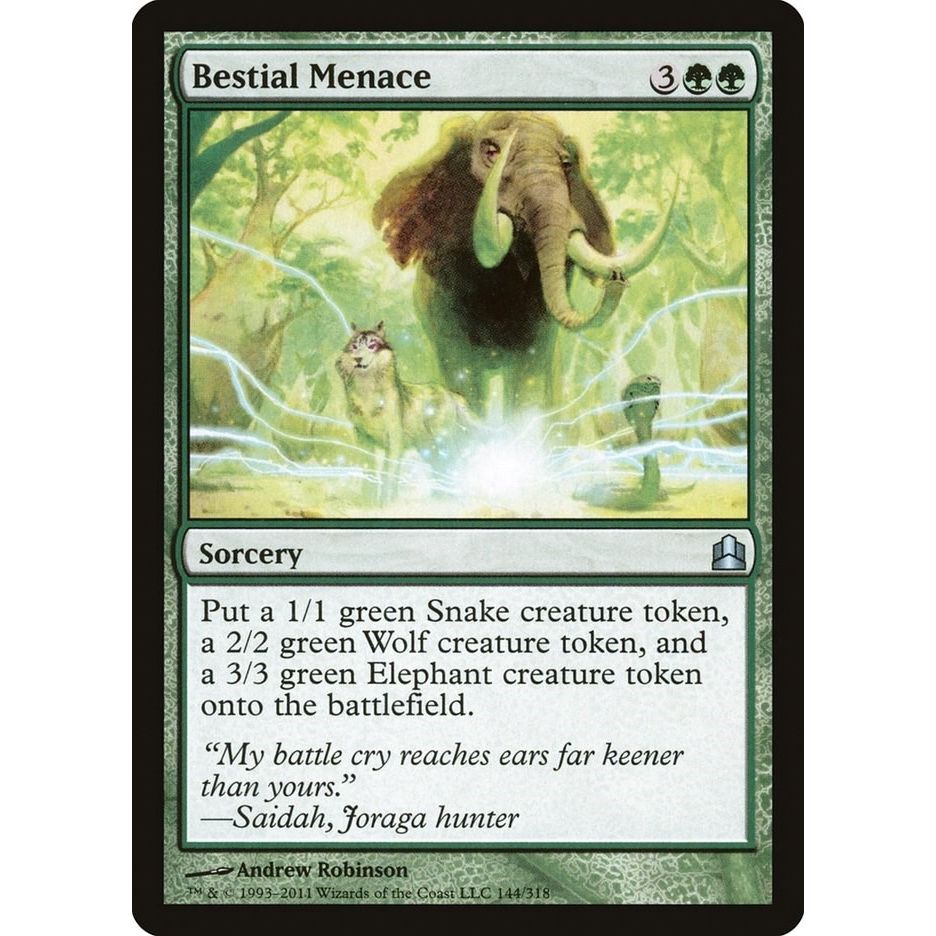 Image for Bestial Menace (144) (CMD) - Magic: The Gathering