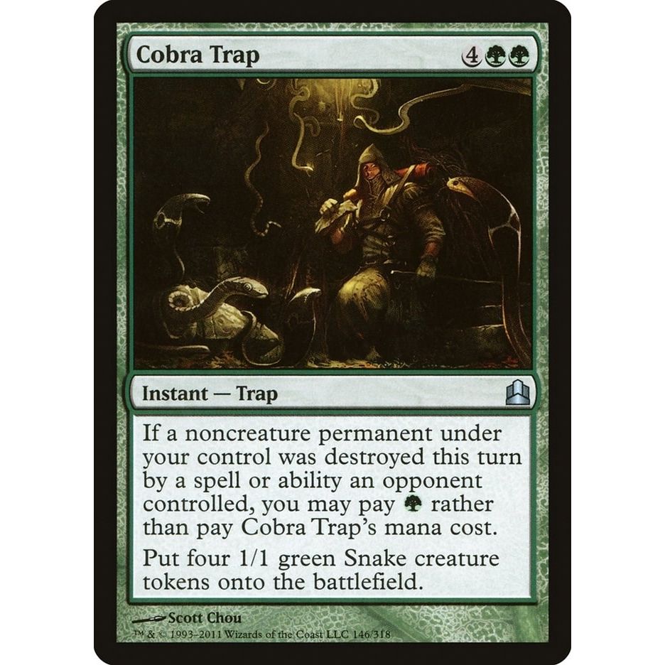 Image for Cobra Trap (146) (CMD) - Magic: The Gathering