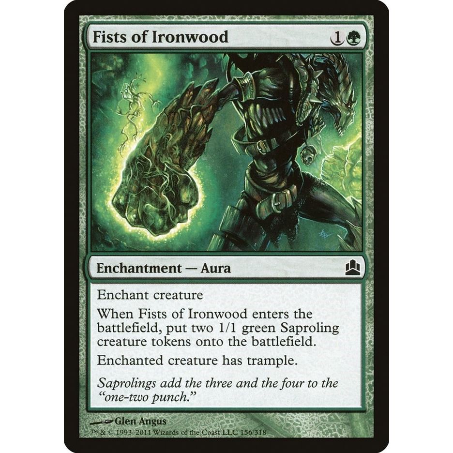 Image for Fists of Ironwood (156) (CMD) - Magic: The Gathering