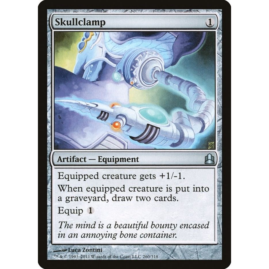 Image for Skullclamp (260) (CMD) - Magic: The Gathering