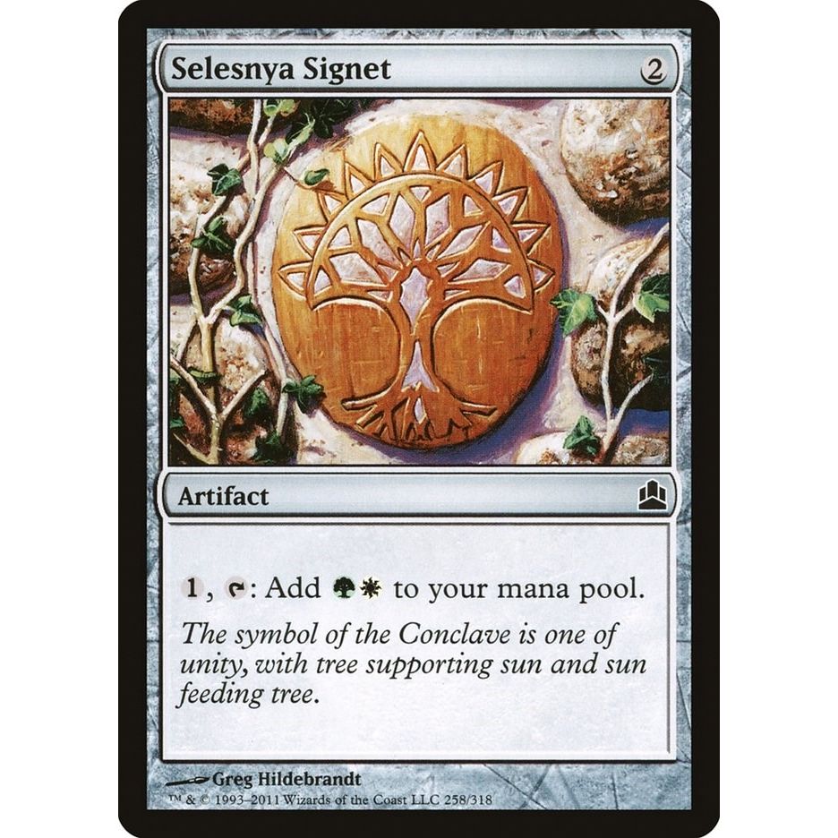 Image for Selesnya Signet (258) (CMD) - Magic: The Gathering