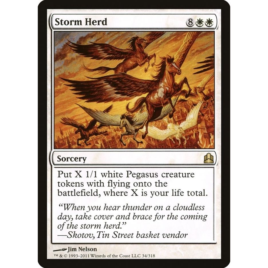 Image for Storm Herd (34) (CMD) - Magic: The Gathering