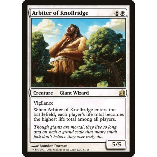 Image for Arbiter of Knollridge (6) (CMD) - Magic: The Gathering