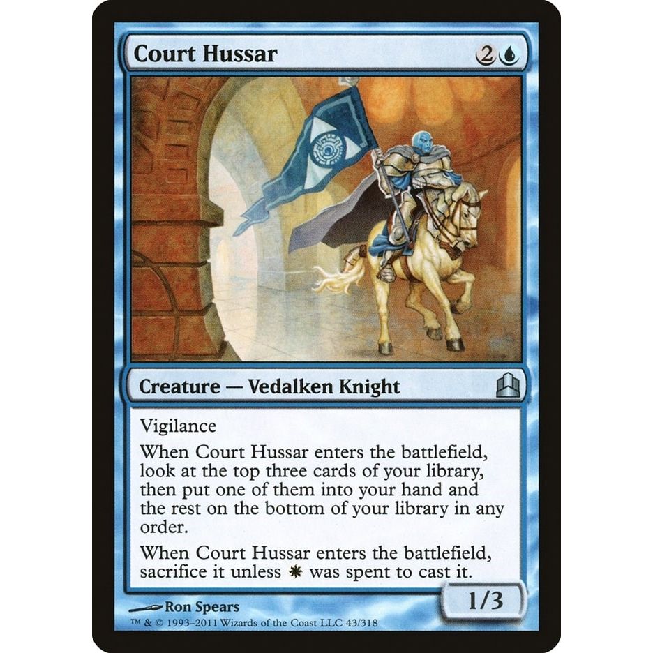 Image for Court Hussar (43) (CMD) - Magic: The Gathering