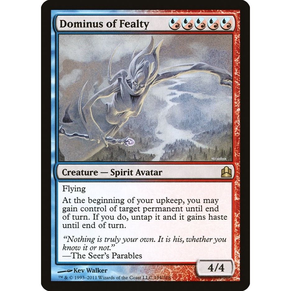 Image for Dominus of Fealty (194) (CMD) - Magic: The Gathering